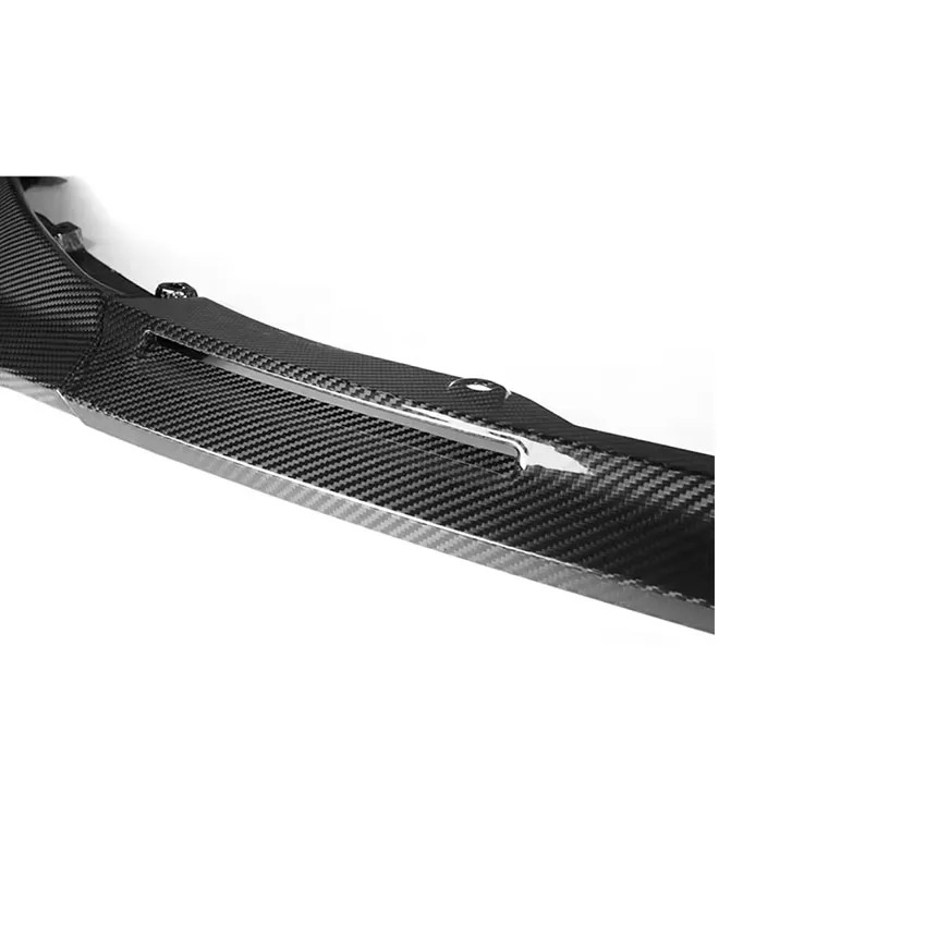 V Style Dry Carbon Fiber Front Bumper Lip For  G80 M3 G82 M4 Carbon Fiber Body Kit